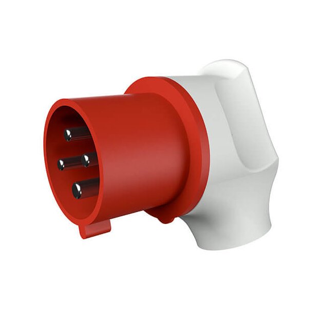 Mennekes 3987 Winkelstecker 32A4p6h400V IP44