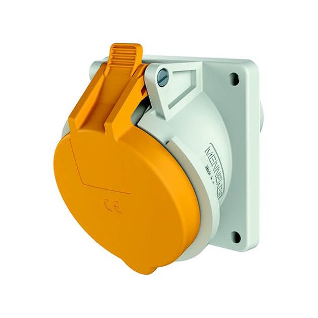 Mennekes 3110 Anbaudose schraeg 32A3p 4h110V IP44