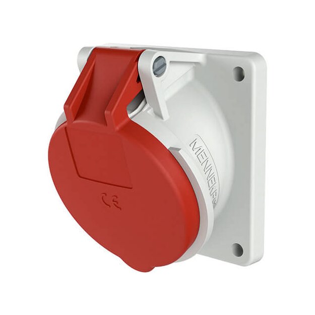 Mennekes 3136 Anbaudose schraeg 32A4p 6h400V IP44