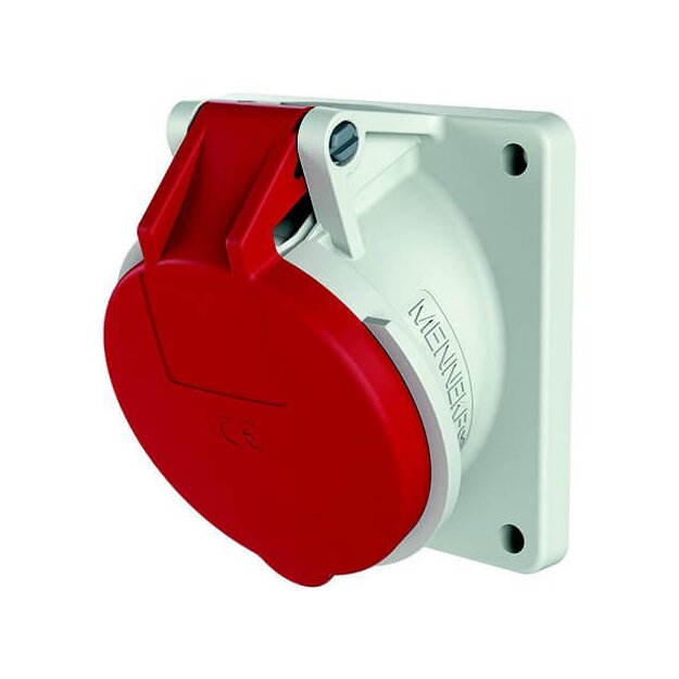 Mennekes 3072 Anbaudose schraeg 16A4p 6h400V IP44