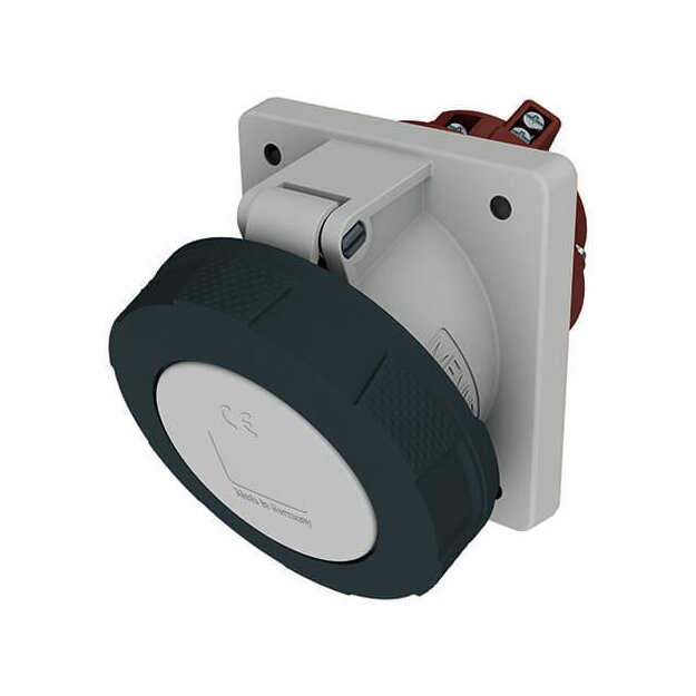Mennekes 3233AA 63A5P 1H>50V Anbaudose TA IP67 HW/VN