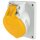 Mennekes 1642 Anbaudose TwinCONTACT 16A5p4h110V IP44
