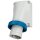 Mennekes 1107 Wandstecker 63A3p6h230V IP67
