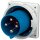 Mennekes 3704 Anbaustecker 63A4p9h230V IP67