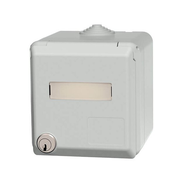 Mennekes 4976ZA Wanddose SCHUKO 16A2P+E230VIP44