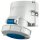 Mennekes 9590 Wanddose 32A7p9h230V IP67 VN