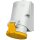 Mennekes 1851 Wanddose TwinCONTACT 32A3p4h110V IP44