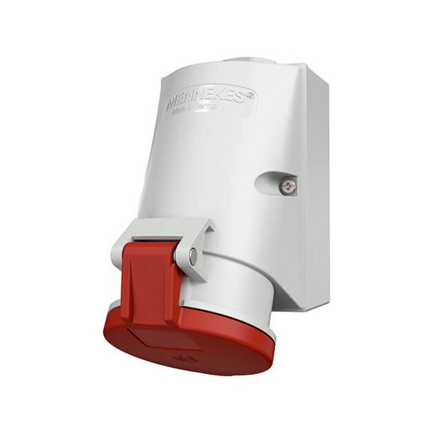 Mennekes 1852 Wanddose TwinCONTACT 32A3p9h400V IP44