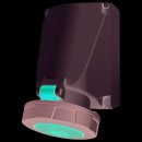 Mennekes 24315 Wanddose 63A4p6h400V IP67