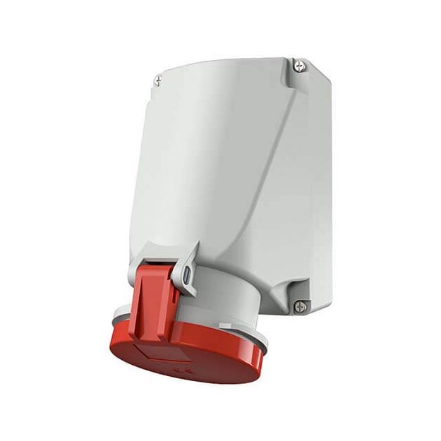 Mennekes 23964 Wanddose 63A4p6h400V IP44