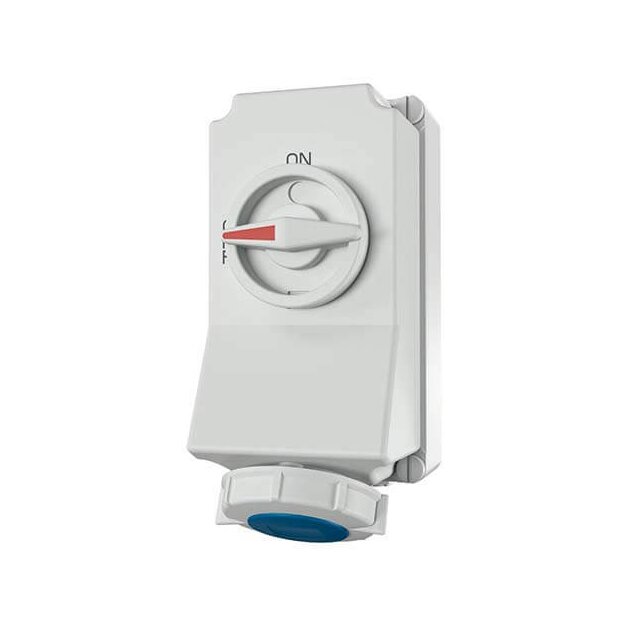 Mennekes 51411 Wanddose DUO 32A7p 9h230V IP67