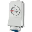 Mennekes 51411 Wanddose DUO 32A7p 9h230V IP67