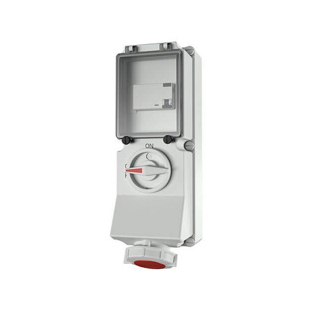 Mennekes 7246 Wanddose DUO 16A4p6h400V IP67