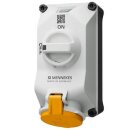 Mennekes 5613304G Wandsteckdose DUOi 32A3P4h 110V IP44