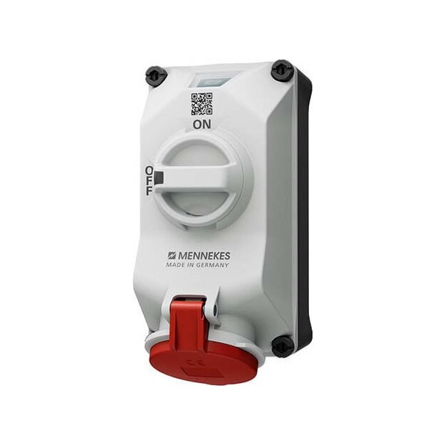Mennekes 5613506G Wandsteckdose DUOi 32A5P6h 400V IP44