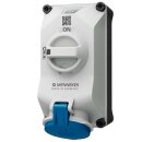Mennekes 5613509G Wandsteckdose DUOi 32A5P9h 230V IP44