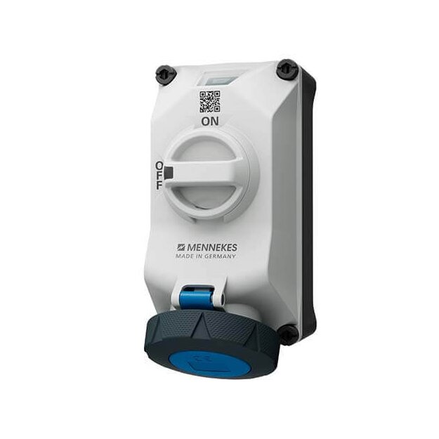 Mennekes 5614306G Wandsteckdose DUOi 32A3P6h 230V IP69