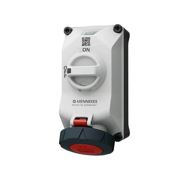 Mennekes 5614411G Wandsteckdose DUOi 32A4P11h 440V IP69