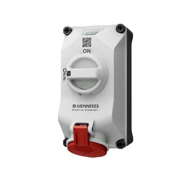Mennekes 5711406H Wandsteckdose DUOi R 16A4P6h 400V IP44