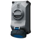 Mennekes 5814306T Wandsteckdose DUOi R 32A3P6h 230V IP69
