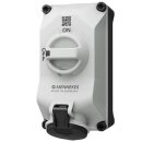 Mennekes 5601407G Wandsteckdose DUO 16A4P7h 500V IP44