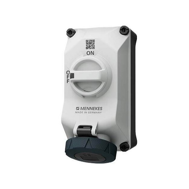 Mennekes 5604407G Wandsteckdose DUO 32A4P7h 500V IP69