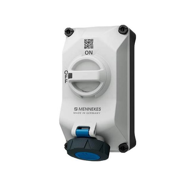 Mennekes 5602306G Wandsteckdose DUO 16A3P6h 230V IP69