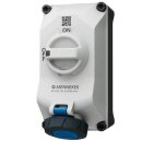 Mennekes 5602306G Wandsteckdose DUO 16A3P6h 230V IP69