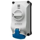 Mennekes 5603306G Wandsteckdose DUO 32A3P6h 230V IP44
