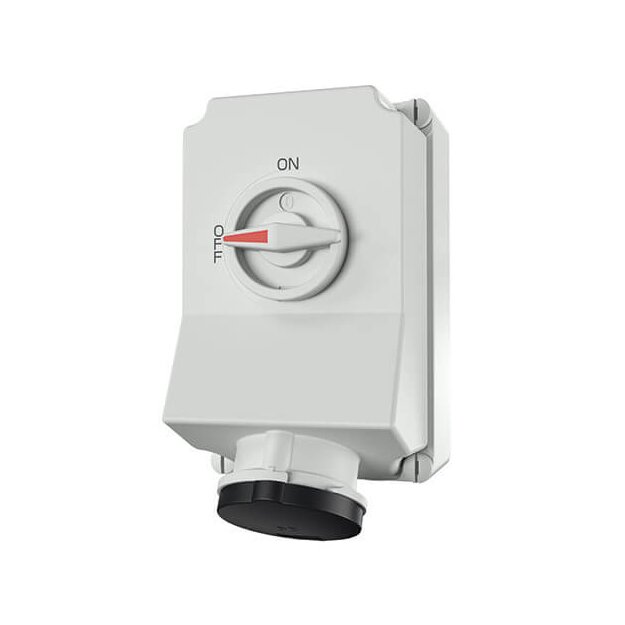 Mennekes 6580 Wanddose DUO 63A4p5h600-690V IP44