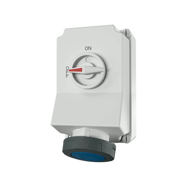 Mennekes 5911A Wanddose DUO 63A3p6h230V IP67