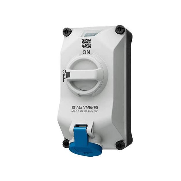 Mennekes 5611306G Wandsteckdose DUOi 16A3P6h 230V IP44