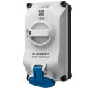Mennekes 5611409G Wandsteckdose DUOi 16A4P9h 230V IP44