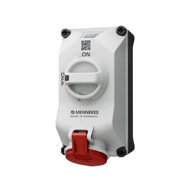 Mennekes 5611506G Wandsteckdose DUOi 16A5P6h 400V IP44