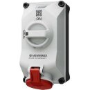 Mennekes 5611506G Wandsteckdose DUOi 16A5P6h 400V IP44