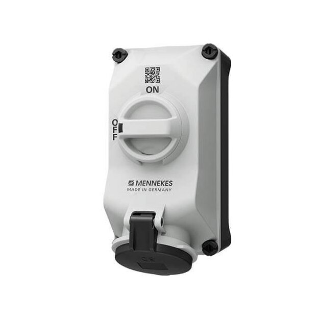Mennekes 5703407G Wandsteckdose DUO R 32A4P7h 500V IP44