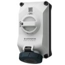 Mennekes 5702407G Wandsteckdose DUO R 16A4P7h 500V IP69