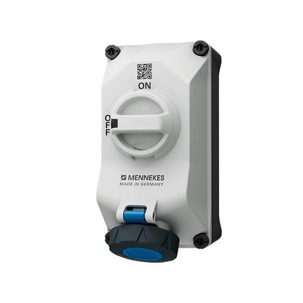 Mennekes 5602409G Wandsteckdose DUO 16A4P9h 230V IP69