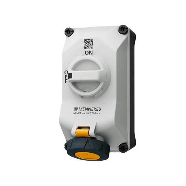 Mennekes 5602304G Wandsteckdose DUO 16A3P4h 110V IP69