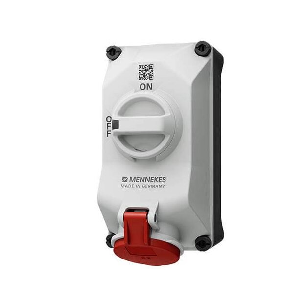 Mennekes 5601506G Wandsteckdose DUO 16A5P6h 400V IP44