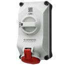 Mennekes 5601506G Wandsteckdose DUO 16A5P6h 400V IP44