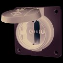 Mennekes 11312F SCHUKO Schwarz  16A2p+E 230V IP54