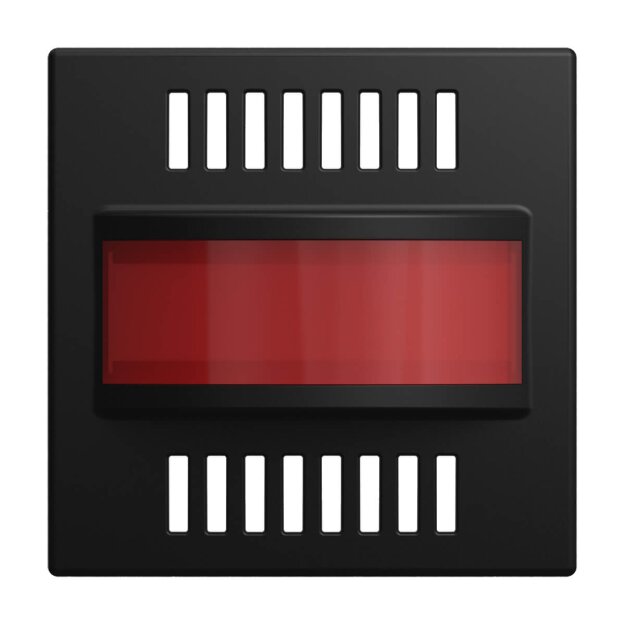 Busch-Jaeger 1573 C-915 Zentralscheibe mit roter und neutraler Kalotte Busch-balance® SI Schwarz matt 2CKA001582A0459