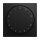 Busch-Jaeger 1770-915-102 Zentralscheibe mit Drehknopf mit Aufdruck 15 min Busch-balance® SI Schwarz matt 2CKA001753A0101