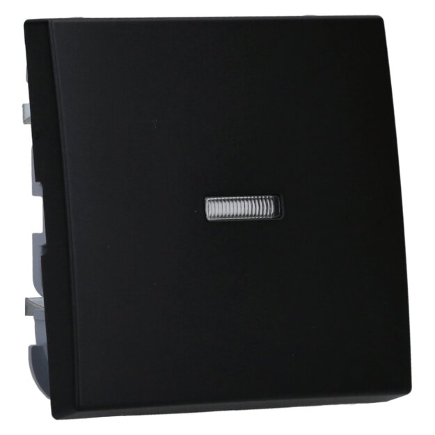 Busch-Jaeger 1789 N-915 Wippe mit kleiner transparenter Kalotte Busch-balance® SI Schwarz matt 2CKA001731A4035