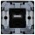Busch-Jaeger 1789 N-915 Wippe mit kleiner transparenter Kalotte Busch-balance® SI Schwarz matt 2CKA001731A4035