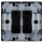 Busch-Jaeger 2504-915 Wippe mit Aufdruck Zweiteilig Pfeil auf/ab Busch-balance® SI Schwarz matt 2CKA001713A0203
