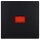 Busch-Jaeger 2509-915 Wippe mit roter Kalotte Busch-balance® SI Schwarz matt 2CKA001731A4045