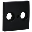 Busch-Jaeger 2531-915 Zentralscheibe für handelsübliche Antennensteckdosen 2-fach Busch-balance® SI Schwarz matt 2CKA001724A4463