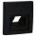 Busch-Jaeger 1803-915 Zentralscheibe UAE 1-fach Busch-balance® SI Schwarz matt 2CKA001753A0217